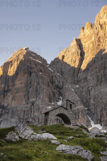 Cappella Ai Brentei chapel Memorial for injured mountaineers at the Rifugio Ai Brentei mountain