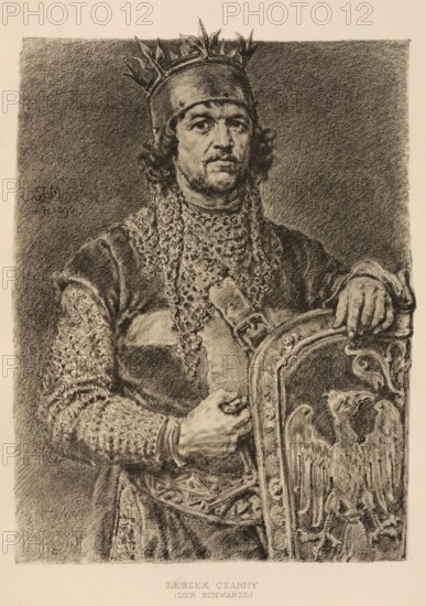 Leszek the Black, Leszek II Czarny, (b. 1241, d. 30 September 1288) from 1261 Duke of Sieradz, from