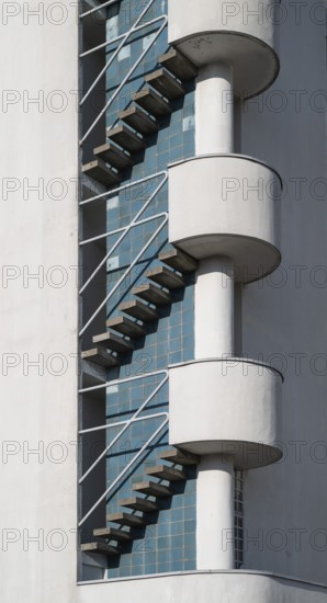 Stairway, tower, Olympic Stadium or Finnish Olympic Stadium, architects Yrjö Lindegren and Toivo