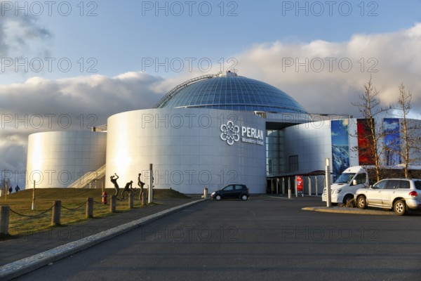 Perlan, Wonder Islands Museum, landmark, hot water tanks, planetarium, restaurant with panoramic