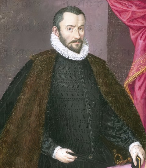Members of the famous Augsburg Fugger family, Philipp Eduard Fugger (1546 - 1618), a well-known