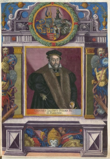 Members of the famous Augsburg-based Fugger family, Johannes Jakob Fugger, also known as Hans