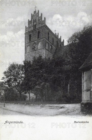 Angermünde, St. Mary's Church, district of Uckermark in the state of Brandenburg, Germany,