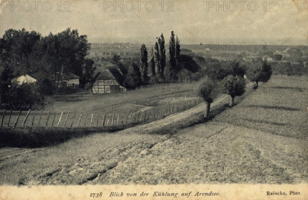 View of Arendsee from Kühlungsborn, Rostock district, Mecklenburg-Western Pomerania, until 1938
