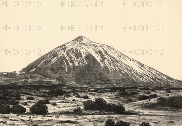 The Pico del Teide is the highest elevation on the Canary Island of Tenerife and the highest