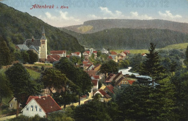 Altenbrak im Harz, district of the town of Thale in the Harz district in Saxony-Anhalt, Germany,