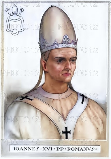 John XVI (born in Rossano, died 26 August 1001 in Rome), with the secular name John Philagathos