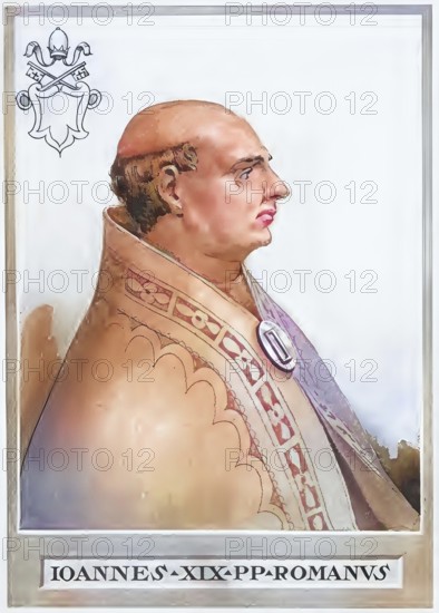 John XIX (previously Romanus of Tusculum, born in Rome, died there in October 1032) was pope