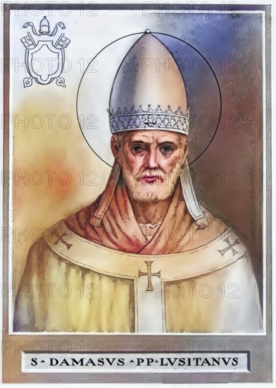 Damasus I (also Damasius I, the Diamond, born around 305 probably in Lusitania, died 11 December