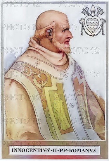 Innocent II, formerly Gregorio Papareschi di Guidoni, born in front of 1088 in Rome, died September
