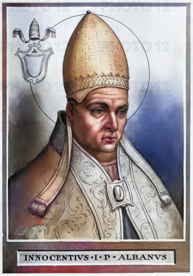 Innocent I (born in front of 401, died 12 March 417) was pope from 21 December 401 to 12 March 417,