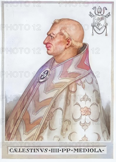 Coelestine IV, actually Goffredo di Castiglione, (born in the 12th century in Milan, died 10