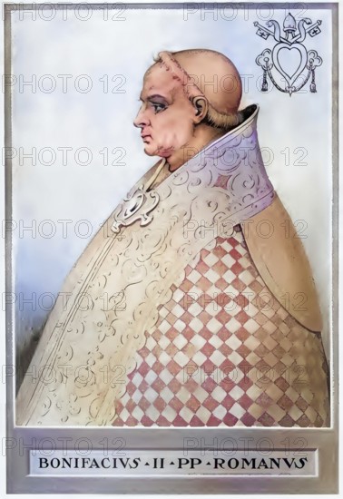 Boniface II (born in Rome, died 17 October 532) was Pope from 22 September 530 until his death,