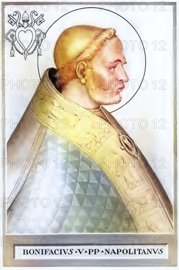 Boniface V (born in Naples, died 25 October 625) was Pope from 23 December 619 until his death,