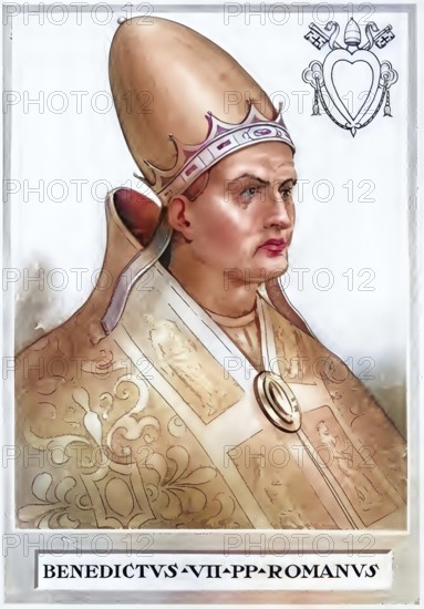 Benedict VII (born in Rome, died 10 July 983 (1) in Rome) was pope from 974 to 983, the son of