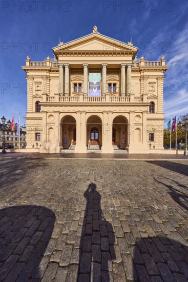 Mecklenburgisches Staatstheater, theatre, historic building, architect Georg Daniel,