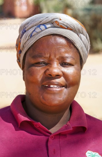 Africa, woman, person, Nama, face, colored, African appearance, African, looking at the cameraView,