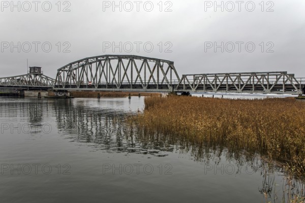 Meiningenbrücke, connection on Fischland-Darß-Zingst, Vorpommersche Boddenlandschaft National Park,