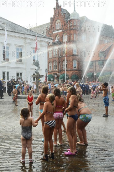 A popular event every year in August is when the Ystad Volunteer Fire Brigade takes the old fire