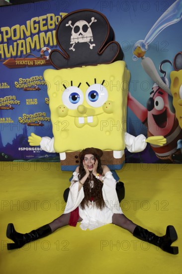 Klaudia Giez - German premiere of SpongeBob SquarePants: Pirates Ahoy!, cinema in the