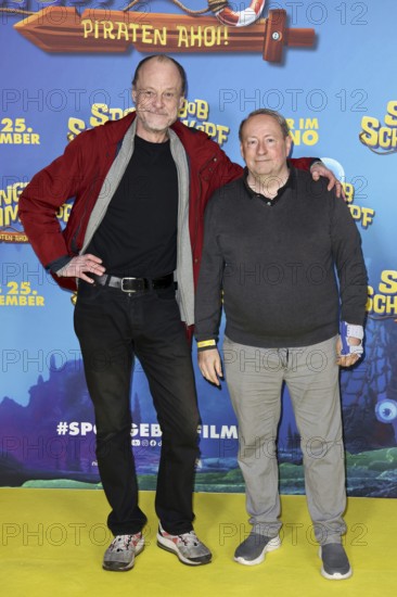 Peter Flechtner and Sven Plate - German premiere of SpongeBob SquarePants: Pirates Ahoy!, cinema in