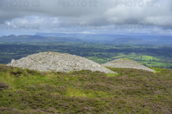 Megalith graves of, Carrowkeel, Templevanny, County Sligo, Ireland