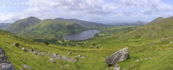 Glanmore Lake, drive to Healy Pass, Coolcreen, Glanmore, Kerry, Ireland