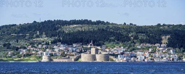 A fortified coastal town with wooded hills and direct sea views, Kilitbahir Castle and Kilitbahir,