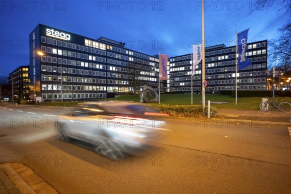 STEAG headquarters in Essen-Rüttenscheid, on Rüttenscheider Straße, STEAG operates coal-fired power