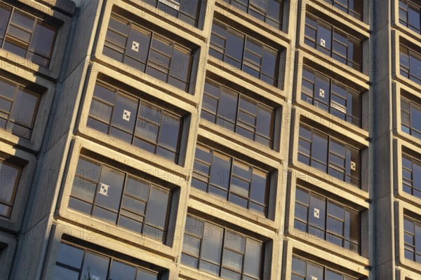 Iconic Sirius building, brutalism style on Sydney Harbour, vacant brutalist residential building in