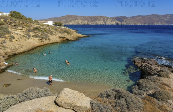Agios Sostis, Mykonos, Cyclades, Greece - Agios Sostis, small town with the famous restaurant Kikis