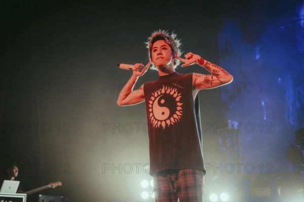 Singer Takahiro Moriuchi from One Ok Rock live on Detox European Tour 2025 in Berlin's