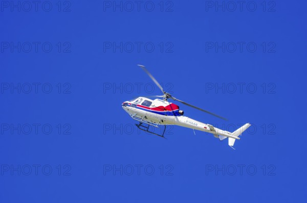 An Aerospatiale AS-350 BA Ecureuil helicopter, registration D-HAAN, from Meravo Air Company during