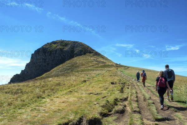 Auvergne Volcanoes Regional Park. La Banne d'Ordanche culminate at 1515m . Puy de Dome. Auvergne