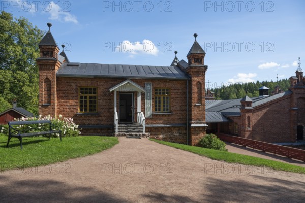 Brick building, former paper mill for the production of groundwood pulp board, UNESCO World