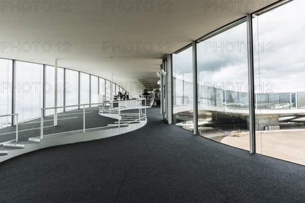 Interior view, Rolex Learning Centre, École polytechnique fédérale de Lausanne, EPFL, Lausanne,