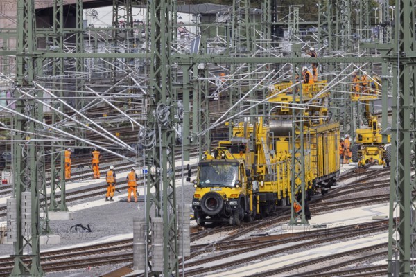 New Untertürkheim railway sidings. Train services are being reorganised as part of Stuttgart 21.