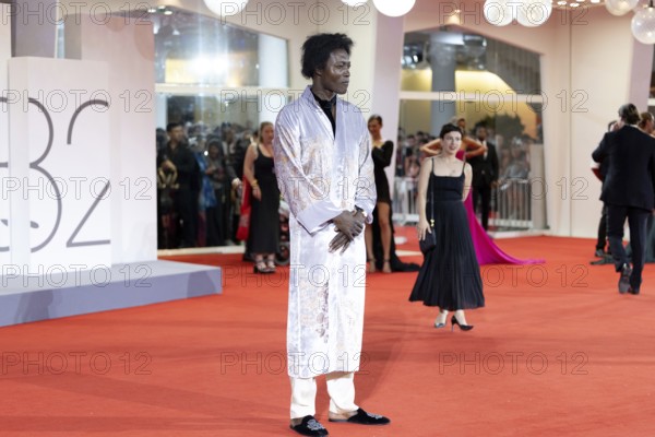 Venice, Italy - 3 September 2025: Benjamin Clementine during the red carpet of - Cartier Glory To