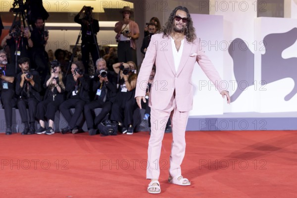 Venice, Italy - 3 September 2025: Jason Momoa during the red carpet of - Cartier Glory To The