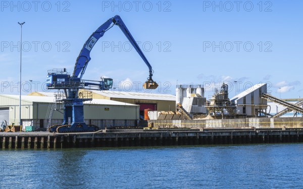 Port Docks in Poole, Dorset, England, United Kingdom
