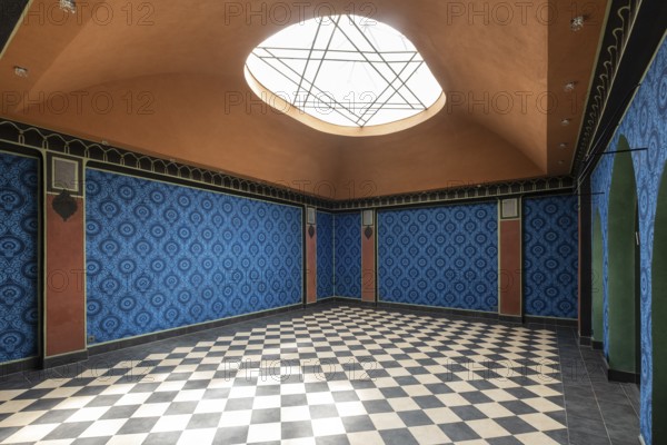 Renovated prayer room of the Jewish community in the Neolog Synagogue converted into a cultural