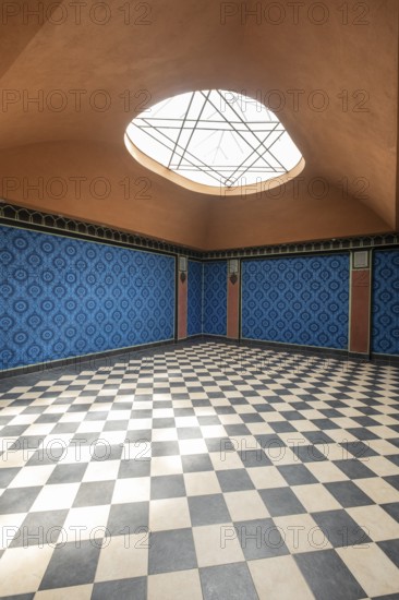 Renovated prayer room of the Jewish community in the Neolog Synagogue converted into a cultural