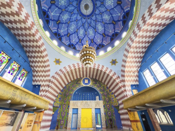 Renovated interior of the Neolog Synagogue converted into a cultural centre by Berlin architect