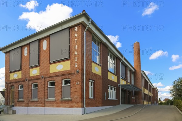 New town hall in the former Kindler corset factory, former Gotthold Kindler and Cie. corset