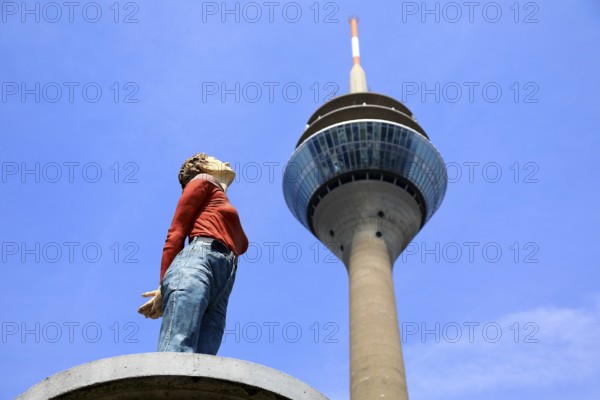 The figure Marlis by Christoph Pöggeler from 2001 (permanent work of art in public space), in the
