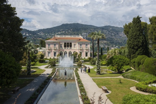 Renaissance-style villa and park, Villa Ephrussi de Rothschild, Saint-Jean-Cap-Ferrat, Cap Ferrat,