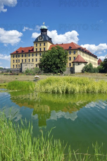 Johannisteich, castle park, Museum Zeitzer Schloss Moritzburg, early baroque style, water