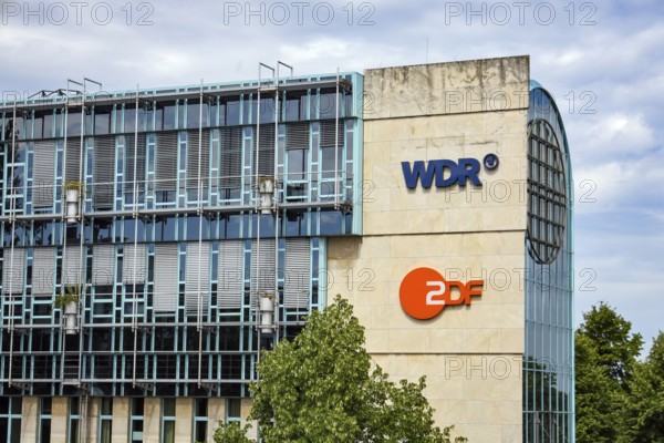 Düsseldorf, North Rhine-Westphalia, Germany - Funkhaus Düsseldorf with the television stations WDR