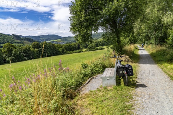 Sauerlandring cycle path, an 84 km long circular cycle path between the towns of Finnentrop,