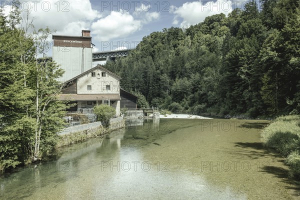 Mangfall near Bruckmühl, district of Miesbach, Upper Bavaria, Bavaria, Germany